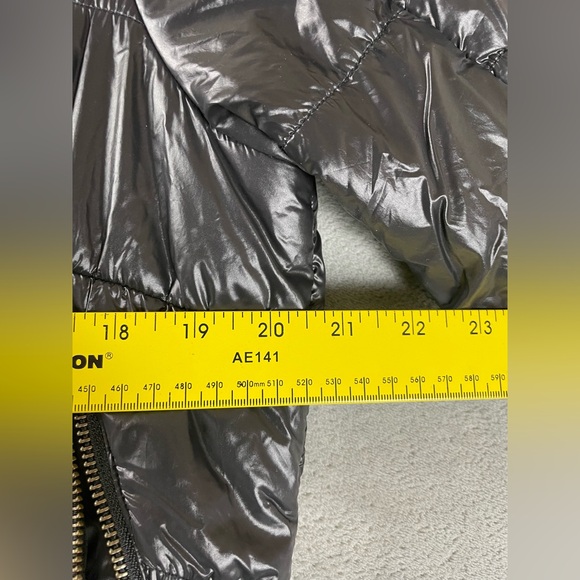 Puma Ferrari Light Puffer Zip Jacket Logo Nylon Black Official Product Womens XL - Picture 9 of 15